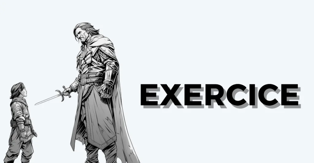exercice-exemple branding Slide issu des ateliers branding pour création de marque.