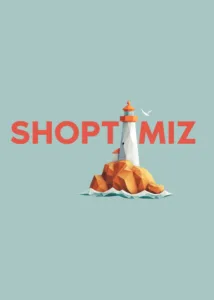 Pistes de charte graphique logo pour la direction artistique de shoptimiz dans un travail de création de marque et storytelling.