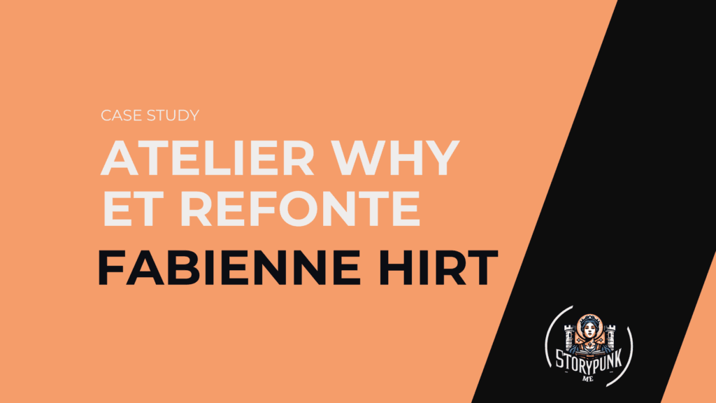 Image à la une de l'article case study qui traite de la réorientation d'identité de marque de fabienne hirt et de son atelier why.