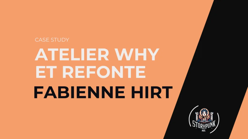 Image à la une de l'article case study qui traite de la réorientation d'identité de marque de fabienne hirt et de son atelier why.