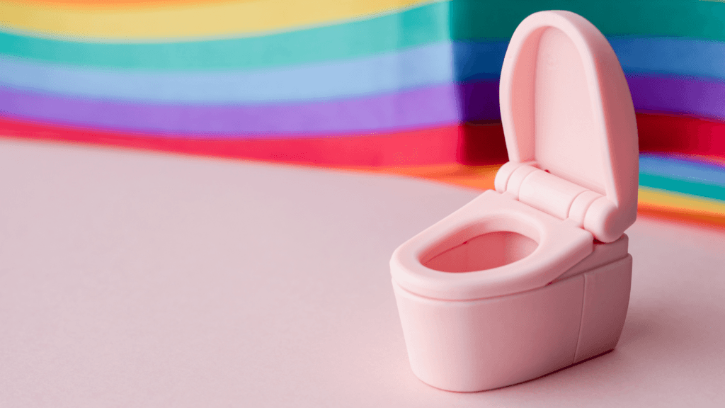 Communication insolite de BOKU la marque française de WCs japonais.