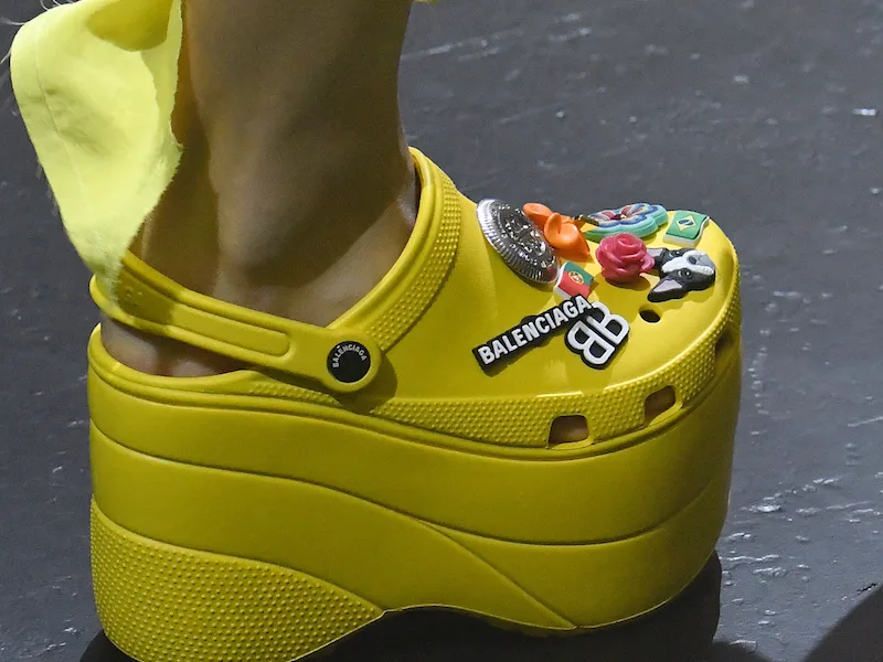 Les crocs plateforme by balenciaga